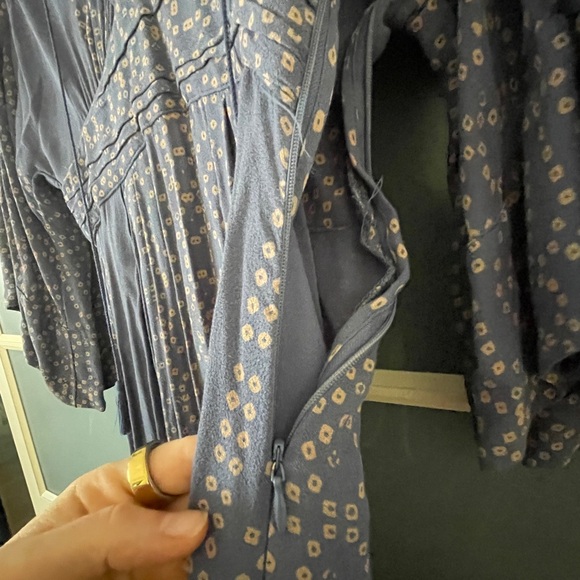 Free People Blue Long Sleeve Dress - Picture 6 of 6